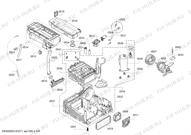 Схема №1 WTW84390FG Avantixx 7 selfCleaning Condenser с изображением Панель управления для электросушки Bosch 00709077