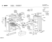 Схема №1 0702234532 KS2320ELI с изображением Дверь для холодильной камеры Bosch 00123618