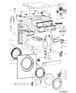 Схема №1 AWV 610/M с изображением Обшивка для стиралки Whirlpool 481245210826