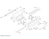 Схема №3 U15M62S0GB с изображением Панель управления для духового шкафа Bosch 00675550