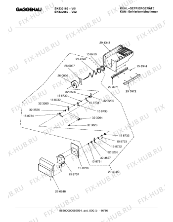 Схема №2 SK532162 с изображением Планка для холодильника Bosch 00233624