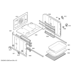 Схема №1 HB43T540E Horno siemens indep.multf.inox reloj ec3 с изображением Набор кнопок для духового шкафа Siemens 00422867