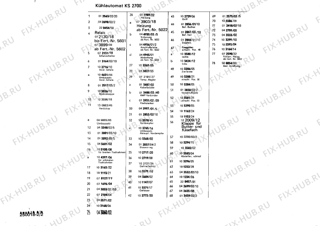 Схема №1 KS2700 с изображением Уплотнитель двери для холодильника Siemens 00191234