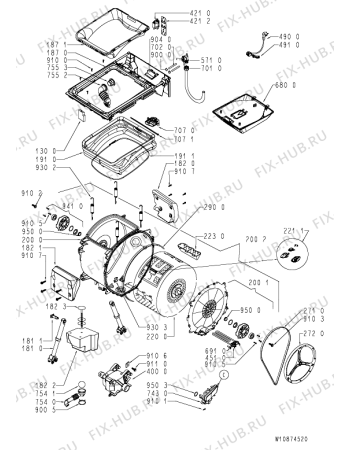 Схема №2 TDLR55112 с изображением Руководство для стиралки Whirlpool 488000512517