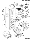 Схема №2 INC325AIUK (F056494) с изображением Полка для холодильной камеры Indesit C00264671