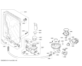 Схема №1 SMS30E02EU с изображением Модуль управления для посудомойки Bosch 00645732