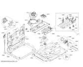 Схема №1 HBG76U650 Bosch с изображением Панель управления для плиты (духовки) Bosch 00741276