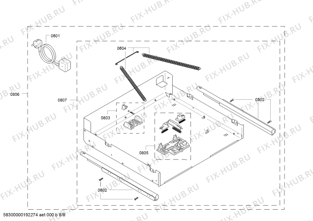 Схема №1 CM450100 с изображением Панель для электрокофемашины Bosch 11010773