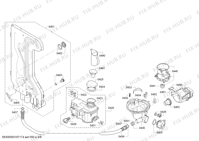 Схема №2 SMS40E92EU с изображением Панель управления для посудомойки Bosch 00705785