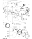 Схема №1 AWO/D 4120/P с изображением Модуль (плата) для стиралки Whirlpool 480111101471