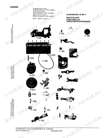 Схема №1 RS3314 с изображением Показчик Siemens 00711664