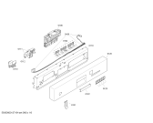 Схема №2 S24M45N6EU с изображением Передняя панель для посудомоечной машины Bosch 00670895