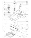 Схема №1 AKT699IX3 (F091957) с изображением Наставление для плиты (духовки) Indesit C00368749