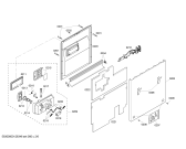 Схема №1 DB4565MW Insight с изображением Корзина для посуды для электропосудомоечной машины Bosch 00662962