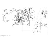 Схема №1 TK69009 Surpresso S75 с изображением Крышка для кофеварки (кофемашины) Siemens 00641698