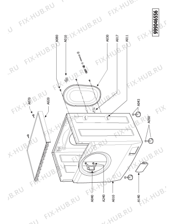 Схема №1 AWG 908 D PL с изображением Декоративная панель для стиралки Whirlpool 480111101157