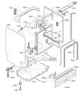 Схема №1 F88015IM с изображением Держатель двери для посудомоечной машины Electrolux 4055050456