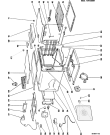 Схема №1 HGM10BR (F024038) с изображением Обшивка для плиты (духовки) Indesit C00076297