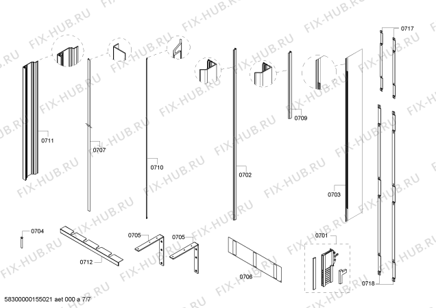 Схема №1 B36IT71SN с изображением Тэн оттайки для холодильной камеры Bosch 00686392