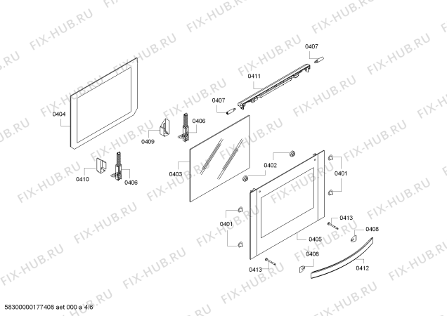 Схема №1 P1HEC44256 с изображением Панель управления для плиты (духовки) Bosch 00740544