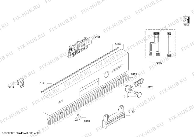 Схема №1 SN54E502IL made in Germany с изображением Инструкция по эксплуатации для посудомоечной машины Siemens 00728606