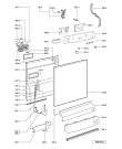 Схема №1 ADP 6840 WHM с изображением Блок управления для посудомоечной машины Whirlpool 481221479341