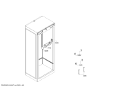 Схема №2 B30IR800SP Bosch с изображением Вентиляционная решетка для холодильника Bosch 00773576