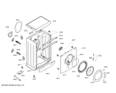 Схема №1 WS10F261OE F10.26 с изображением Панель управления для стиральной машины Siemens 00670448