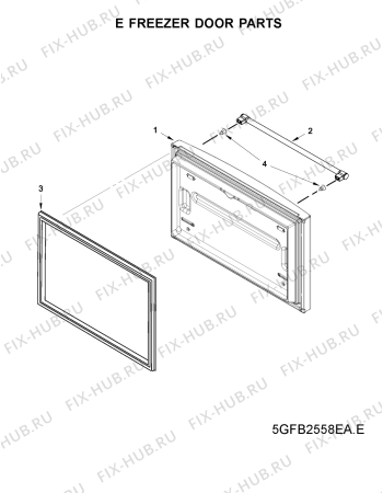 Схема №1 KRFC - 9010  B с изображением Другое для холодильника Whirlpool 481201230523