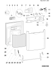 Схема №1 IDL507FR2 (F045240) с изображением Наставление для посудомоечной машины Indesit C00195201