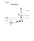 Схема №1 ME440139/35A с изображением Элемент корпуса для мясорубки Moulinex SS-1530000065