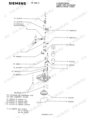 Схема №1 FM4888 с изображением Сервисная инструкция для телевизора Siemens 00535180