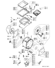 Схема №1 AWT 5128/1 с изображением Обшивка для стиральной машины Whirlpool 481245212187