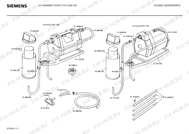 Схема №1 2AD3102 с изображением Уплотнитель Siemens 00014949