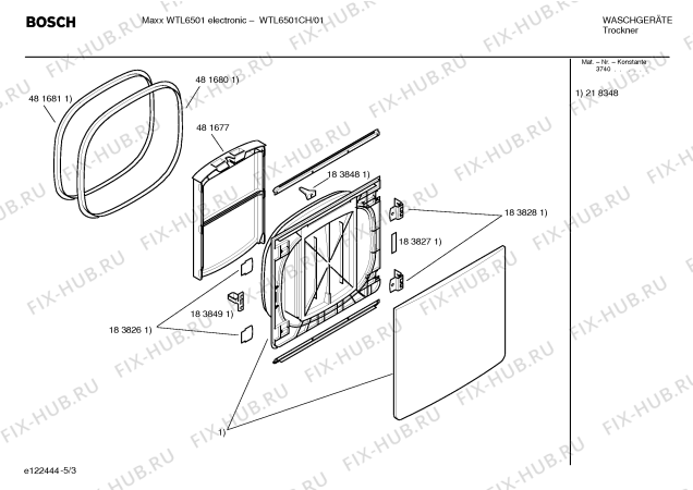 Схема №1 WTL6501CH Maxx WTL6501 electronic с изображением Инструкция по установке и эксплуатации для сушильной машины Bosch 00585864