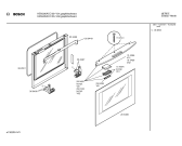 Схема №1 HEN226A с изображением Панель управления для плиты (духовки) Bosch 00295038