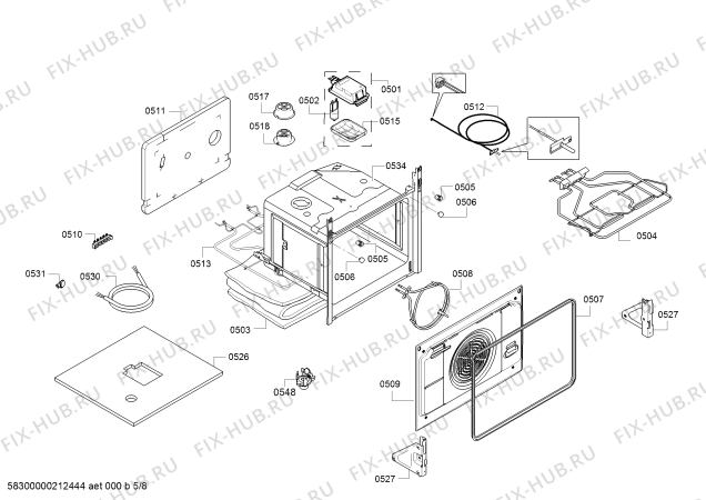 Схема №1 HLS79W350U с изображением Стеклокерамика для электропечи Bosch 00778049