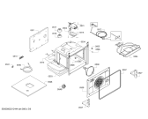 Схема №1 HLS79W350U с изображением Стеклокерамика для электропечи Bosch 00778049