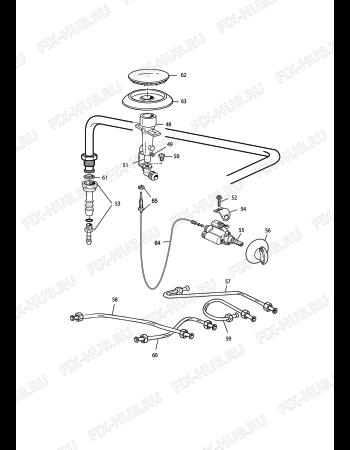 Схема №1 HEW 8542 S - SOLO RICAMBI с изображением Держатель для плиты (духовки) DELONGHI 072033