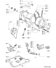 Схема №1 WAE 8785/4 с изображением Обшивка для стиральной машины Whirlpool 481245214959