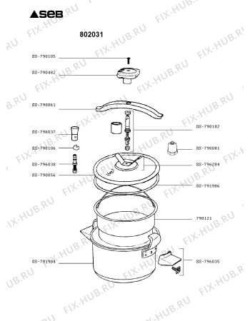 Схема №1 802585 с изображением Котелка Seb SS-790056