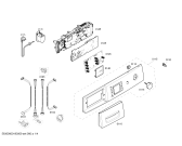 Схема №1 WAE28465GB Exxcel 1400 Express с изображением Панель управления для стиральной машины Bosch 00662907