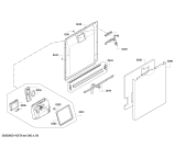 Схема №2 SMS53M38II с изображением Передняя панель для посудомойки Bosch 00678642