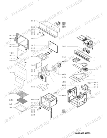Схема №1 AKZ550IX1 (F091158) с изображением Инструкция по эксплуатации для плиты (духовки) Indesit C00364707