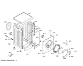 Схема №1 WM10E362GR с изображением Панель управления для стиралки Siemens 00677912