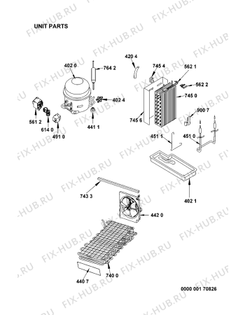 Схема №1 S20D RSS33-A/G с изображением Электролиния для холодильной камеры Whirlpool 481232178368