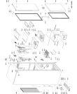 Схема №1 KGSF 18 A2+ IN с изображением Дверь для холодильной камеры Whirlpool 481010754043