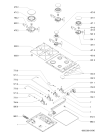 Схема №1 AKM 210/NB с изображением Затычка для плиты (духовки) Whirlpool 481244038918