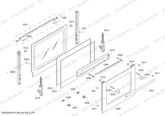 Взрыв-схема плиты (духовки) Bosch HBA64B061F H.BO.PY.L3D.IN.GYFAM.B0a.N.E3_COT/ - Схема узла 02