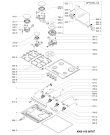 Схема №1 WP2450S с изображением Затычка для плиты (духовки) Whirlpool 481010529383